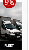Fleet of service vans