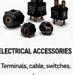 Terminals, cable, switches and sensors